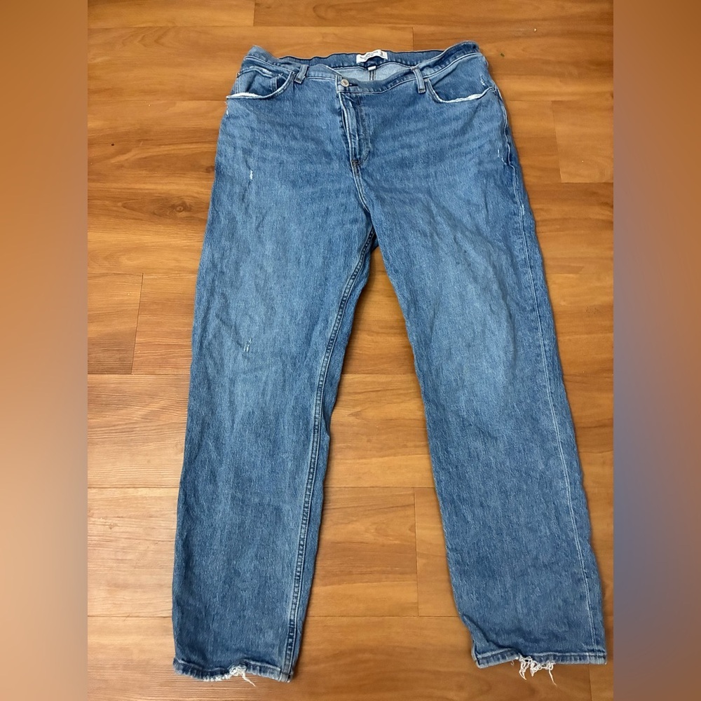Abercrombie & Fitch The 90s Straight Ultra High Rise Jeans Size 18